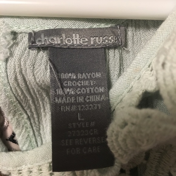 Crochet chiffon top tank - Picture 5 of 5